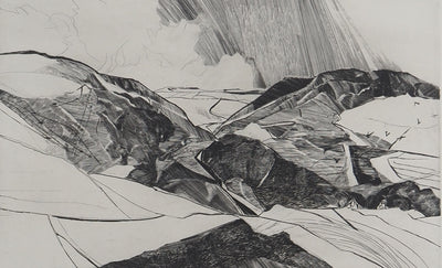 Georges BALL : Lointains, Gravure originale (photo de détail 3) - Crédit photo : Galerie Art.Paris