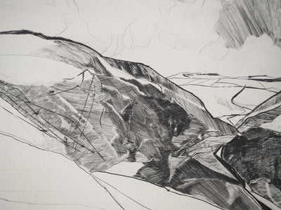 Georges BALL : Lointains, Gravure originale (photo de détail 4) - Crédit photo : Galerie Art.Paris
