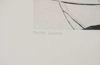 Georges BALL : Lointains, Gravure originale (photo de détail 6) - Crédit photo : Galerie Art.Paris
