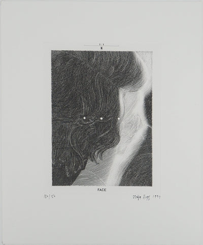 Sonja HOPF : Face, Gravure originale (vue générale) - Crédit photo : Galerie Art.Paris