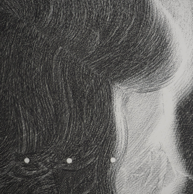 Sonja HOPF : Face, Gravure originale (photo de détail 5) - Crédit photo : Galerie Art.Paris