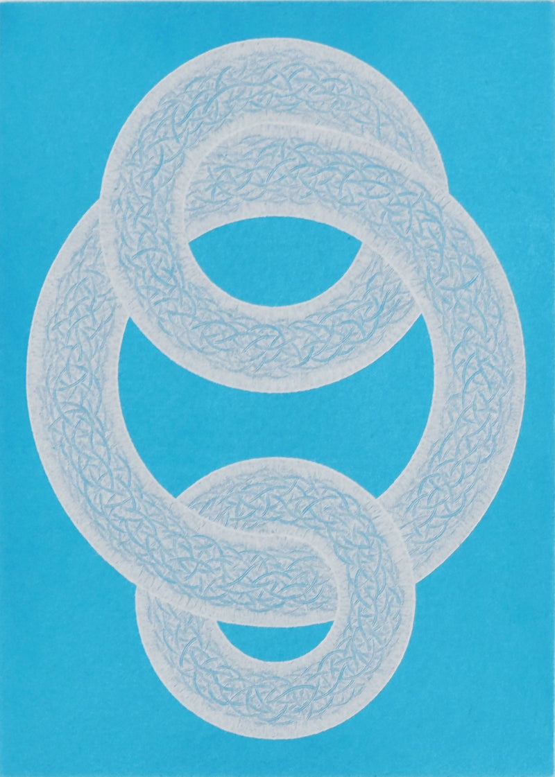 Yasuyuki KIHARA : Chaînes, Gravure originale (photo de détail 3) - Crédit photo : Galerie Art.Paris