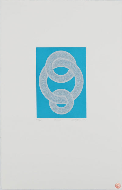 Yasuyuki KIHARA : Chaînes, Gravure originale (vue générale) - Crédit photo : Galerie Art.Paris