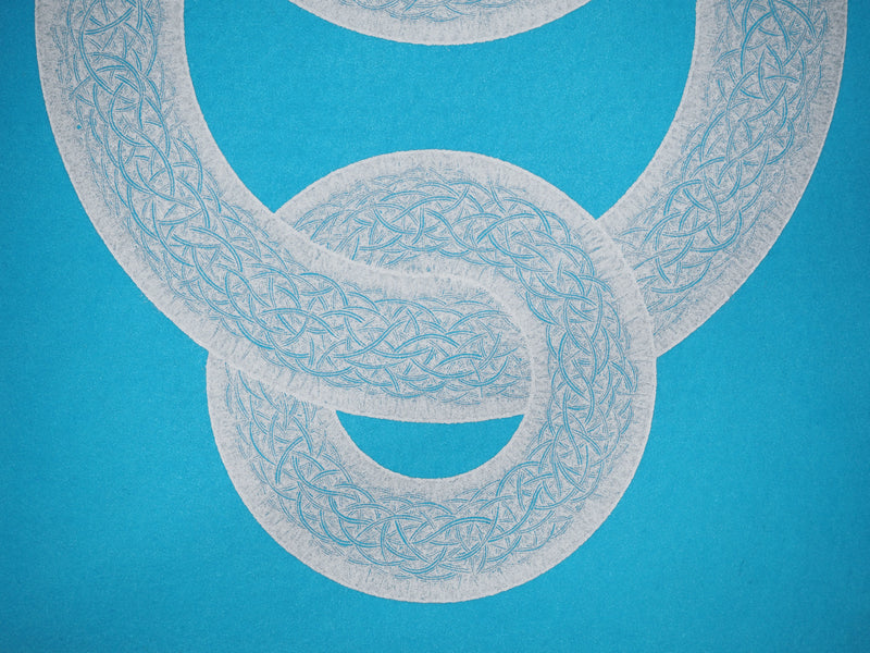 Yasuyuki KIHARA : Chaînes, Gravure originale (photo de détail 4) - Crédit photo : Galerie Art.Paris