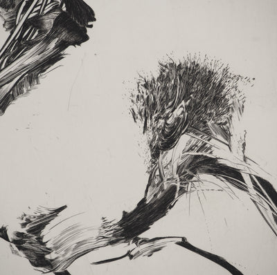 Nathalie GRALL : Equation à deux inconnus, Gravure originale (photo de détail 3) - Crédit photo : Galerie Art.Paris