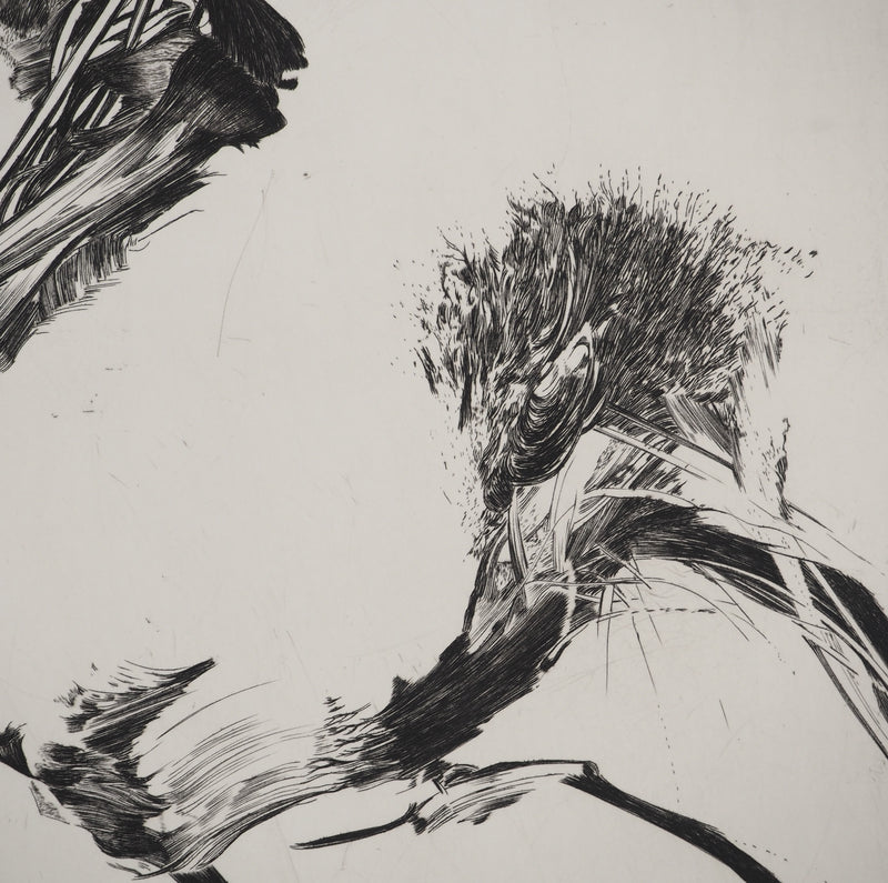 Nathalie GRALL : Equation à deux inconnus, Gravure originale (photo de détail 3) - Crédit photo : Galerie Art.Paris