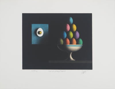 Mario AVATI : Pour un certain dimanche, Gravure originale (vue générale) - Crédit photo : Galerie Art.Paris