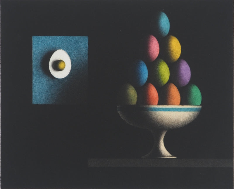 Mario AVATI : Pour un certain dimanche, Gravure originale (photo de détail 3) - Crédit photo : Galerie Art.Paris