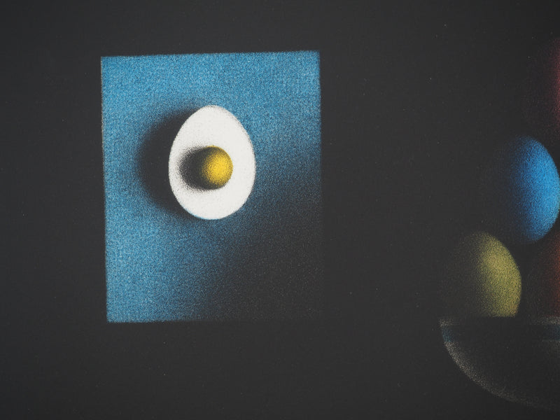 Mario AVATI : Pour un certain dimanche, Gravure originale (photo de détail 5) - Crédit photo : Galerie Art.Paris