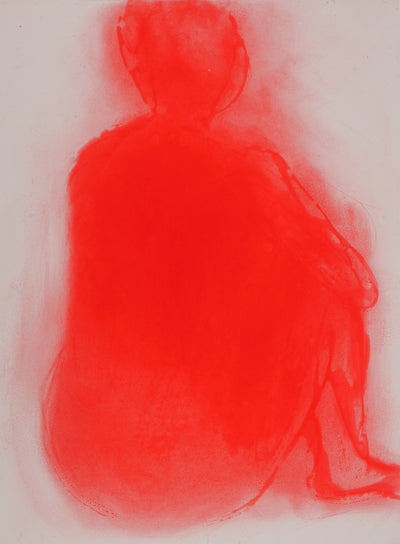 Lucien COUTAUD : Figure assise, Gravure originale (photo de détail 3) - Crédit photo : Galerie Art.Paris