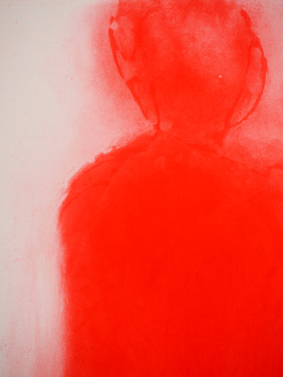 Lucien COUTAUD : Figure assise, Gravure originale (photo de détail 4) - Crédit photo : Galerie Art.Paris