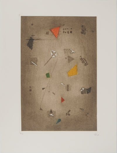 Arthur-Luiz PIZA : Géométrie en équilibre, Gravure originale (vue générale) - Crédit photo : Galerie Art.Paris