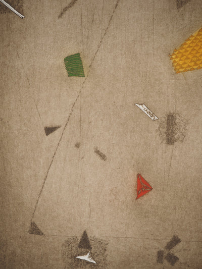 Arthur-Luiz PIZA : Géométrie en équilibre, Gravure originale (photo de détail 5) - Crédit photo : Galerie Art.Paris