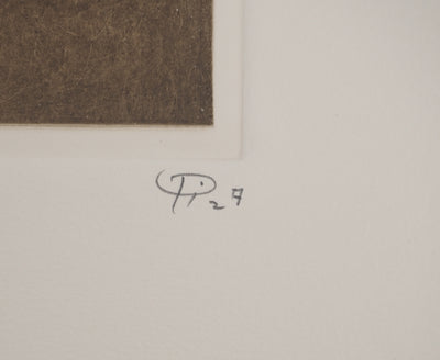 Arthur-Luiz PIZA : Géométrie en équilibre, Gravure originale (photo de détail 2) - Crédit photo : Galerie Art.Paris