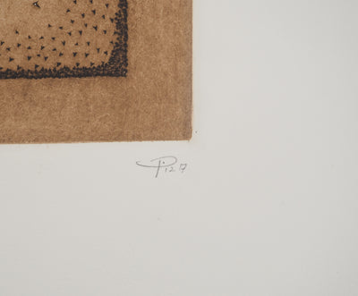 Arthur-Luiz PIZA : Triangles tricolores, Gravure originale (photo de détail 2) - Crédit photo : Galerie Art.Paris