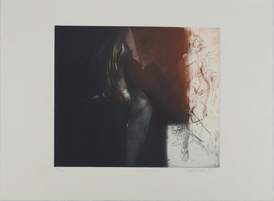 Michel RONCEREL : Figure féminine, Gravure originale (vue générale) - Crédit photo : Galerie Art.Paris