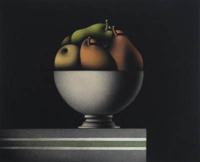 Mario AVATI : Des poires pour la soif, Gravure originale (photo de détail 3) - Crédit photo : Galerie Art.Paris