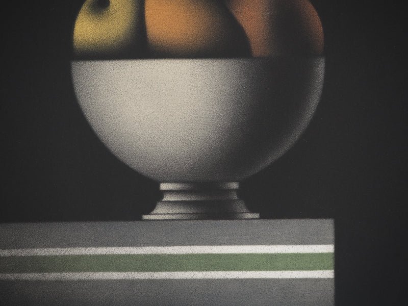 Mario AVATI : Des poires pour la soif, Gravure originale (photo de détail 5) - Crédit photo : Galerie Art.Paris