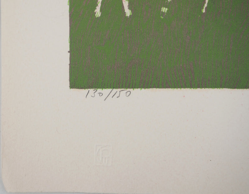 Paul GUIRAMAND : Adam et Eve, Lithographie originale (photo de détail 6) - Crédit photo : Galerie Art.Paris