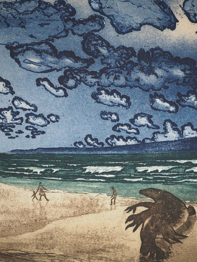 Roland LAFORCADE : Otarie romantique, Gravure originale (photo de détail 4) - Crédit photo : Galerie Art.Paris