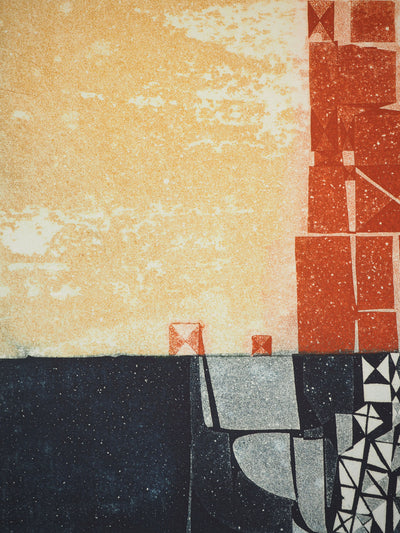 Adolphe CIESLARCZYK : L'éternel naufrage, Gravure originale (photo de détail 5) - Crédit photo : Galerie Art.Paris