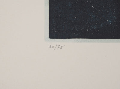Adolphe CIESLARCZYK : L'éternel naufrage, Gravure originale (photo de détail 6) - Crédit photo : Galerie Art.Paris