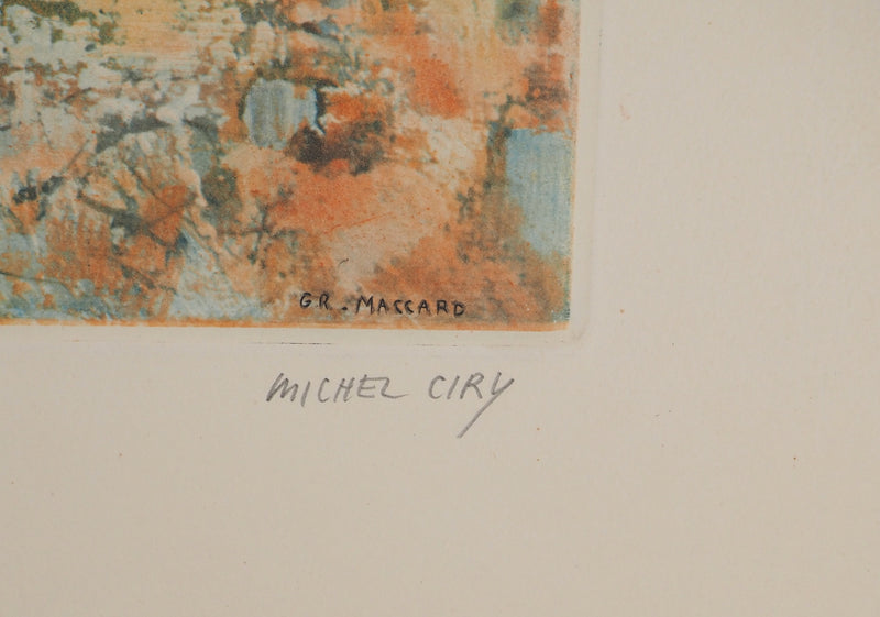 Michel CIRY : Paysage hivernal, Gravure originale (photo de détail 2) - Crédit photo : Galerie Art.Paris