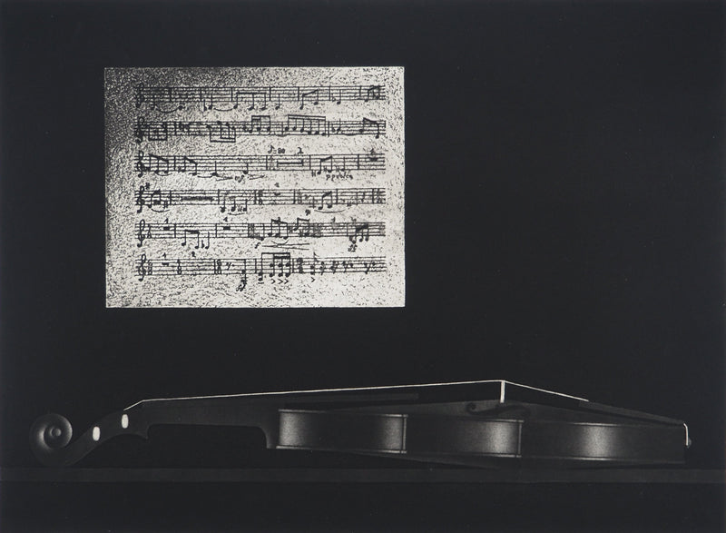 Mario AVATI : Ballade et violon, Gravure originale (photo de détail 3) - Crédit photo : Galerie Art.Paris
