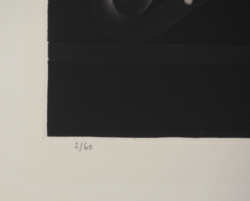 Mario AVATI : Ballade et violon, Gravure originale (photo de détail 6) - Crédit photo : Galerie Art.Paris