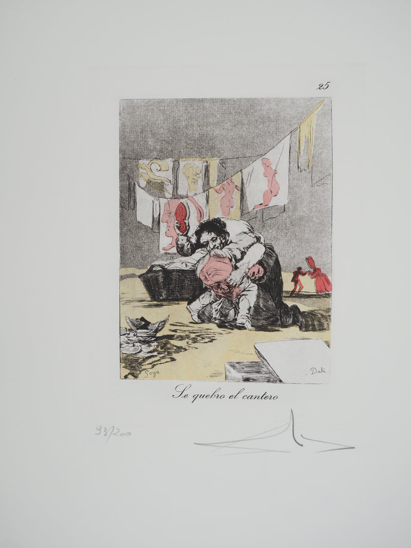 Salvador DALI : La potence, Gravure originale (photo de détail 2) - Crédit photo : Galerie Art.Paris