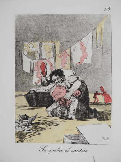 Salvador DALI : La potence, Gravure originale (photo de détail 3) - Crédit photo : Galerie Art.Paris
