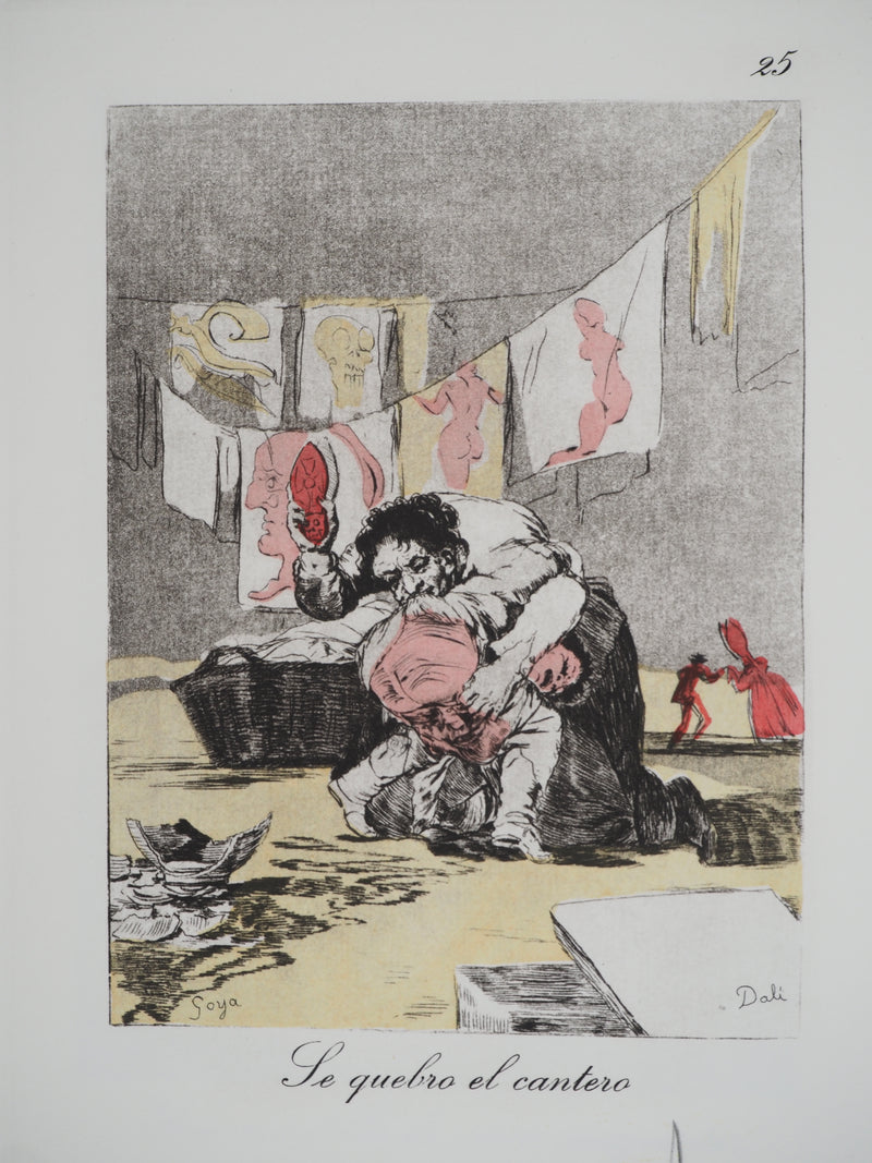 Salvador DALI : La potence, Gravure originale (photo de détail 3) - Crédit photo : Galerie Art.Paris