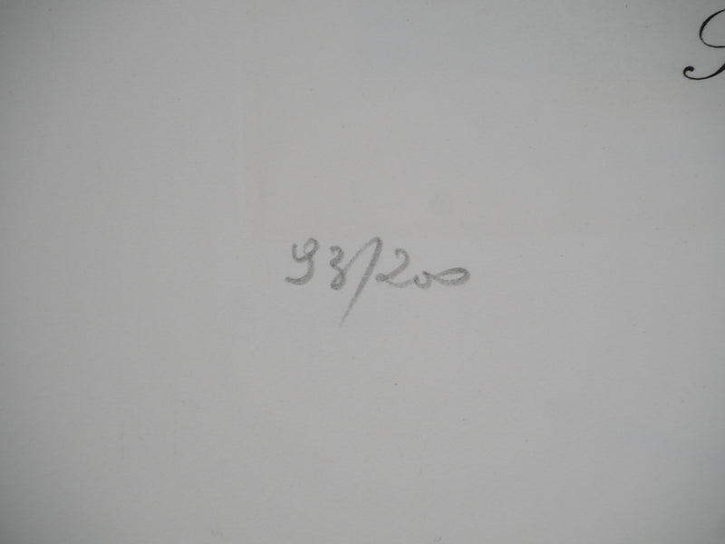 Salvador DALI : La potence, Gravure originale (photo de détail 4) - Crédit photo : Galerie Art.Paris