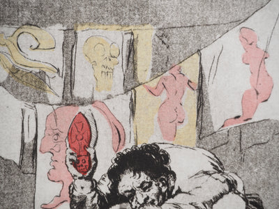Salvador DALI : La potence, Gravure originale (photo de détail 8) - Crédit photo : Galerie Art.Paris