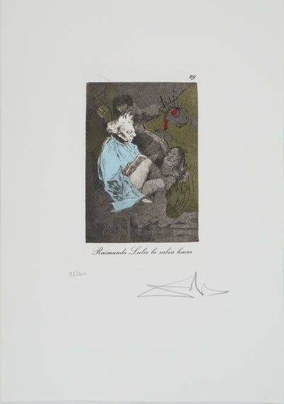 Salvador DALI : Coquetteri, Gravure originale (photo de détail 2) - Crédit photo : Galerie Art.Paris