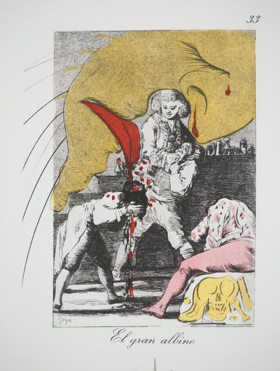 Salvador DALI : La vengeanc, Gravure originale (photo de détail 5) - Crédit photo : Galerie Art.Paris