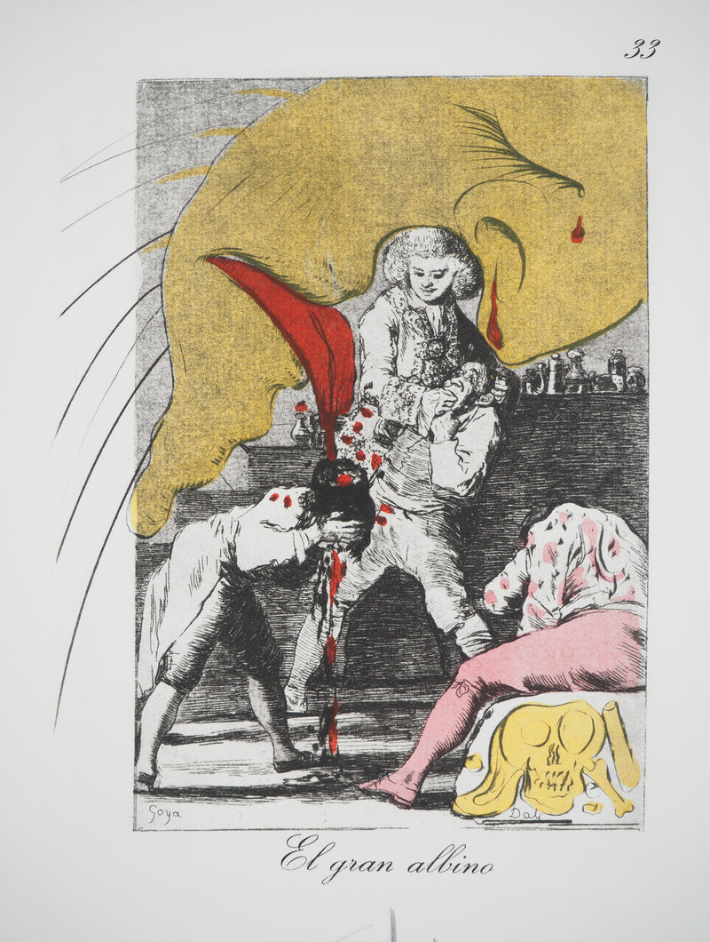 Salvador DALI : La vengeanc, Gravure originale (photo de détail 5) - Crédit photo : Galerie Art.Paris