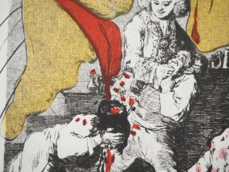 Salvador DALI : La vengeanc, Gravure originale (photo de détail 8) - Crédit photo : Galerie Art.Paris