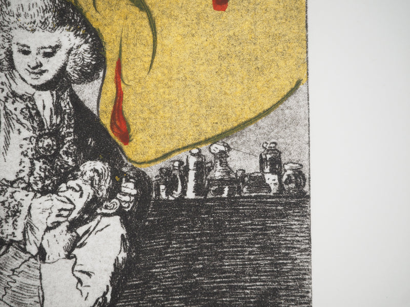 Salvador DALI : La vengeanc, Gravure originale (photo de détail 9) - Crédit photo : Galerie Art.Paris