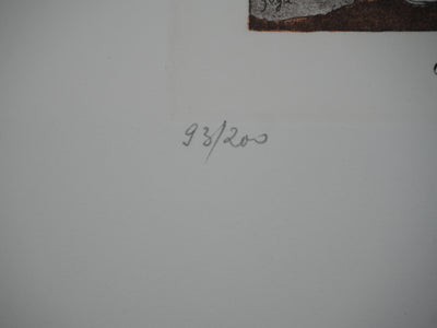 Salvador DALI : Le chant de l'oisea, Gravure originale (photo de détail 4) - Crédit photo : Galerie Art.Paris
