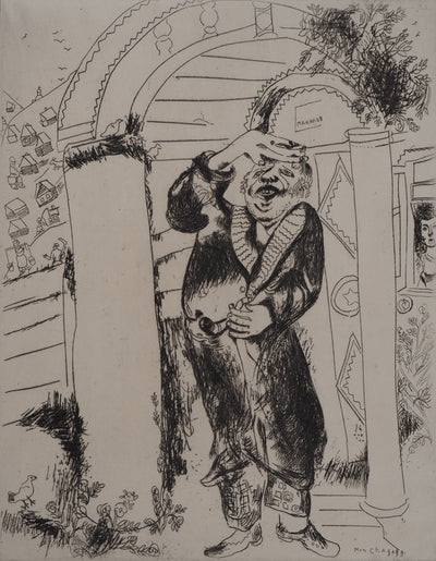 Marc CHAGALL : Manilov, Gravure originale (photo de détail 3) - Crédit photo : Galerie Art.Paris