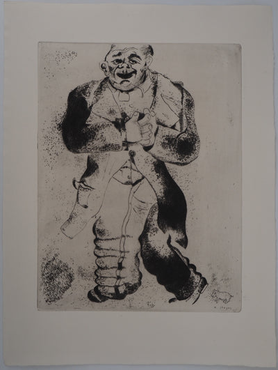 Marc CHAGALL : Sobakévitch, Gravure originale (vue générale) - Crédit photo : Galerie Art.Paris