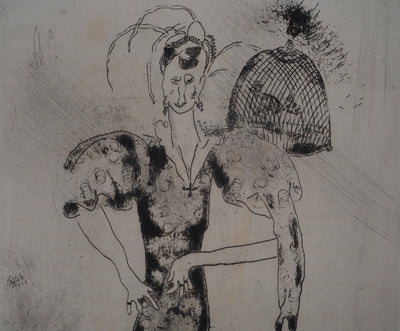 Marc CHAGALL : Madame Sobakévitch, Gravure originale (photo de détail 4) - Crédit photo : Galerie Art.Paris