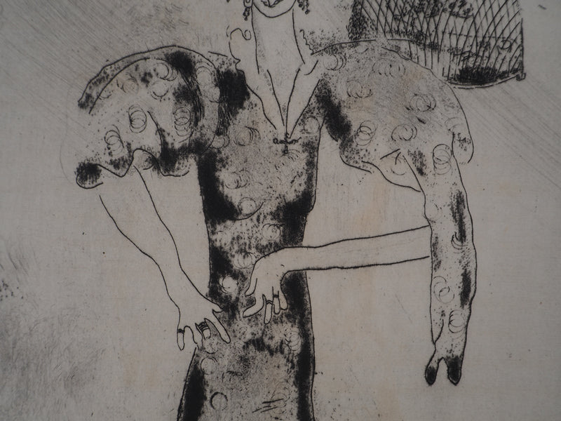 Marc CHAGALL : Madame Sobakévitch, Gravure originale (photo de détail 8) - Crédit photo : Galerie Art.Paris