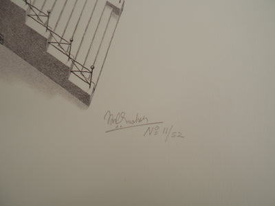 ESCHER M.C. : Le château impossible, oeuvre originale (photo de détail 4) - Crédit photo : Galerie Art.Paris