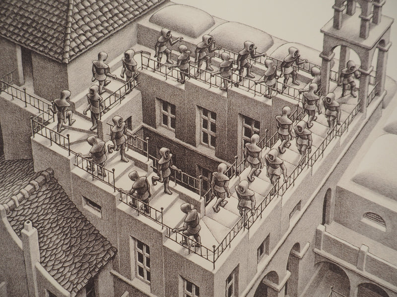 ESCHER M.C. : Le château impossible, oeuvre originale (photo de détail 11) - Crédit photo : Galerie Art.Paris