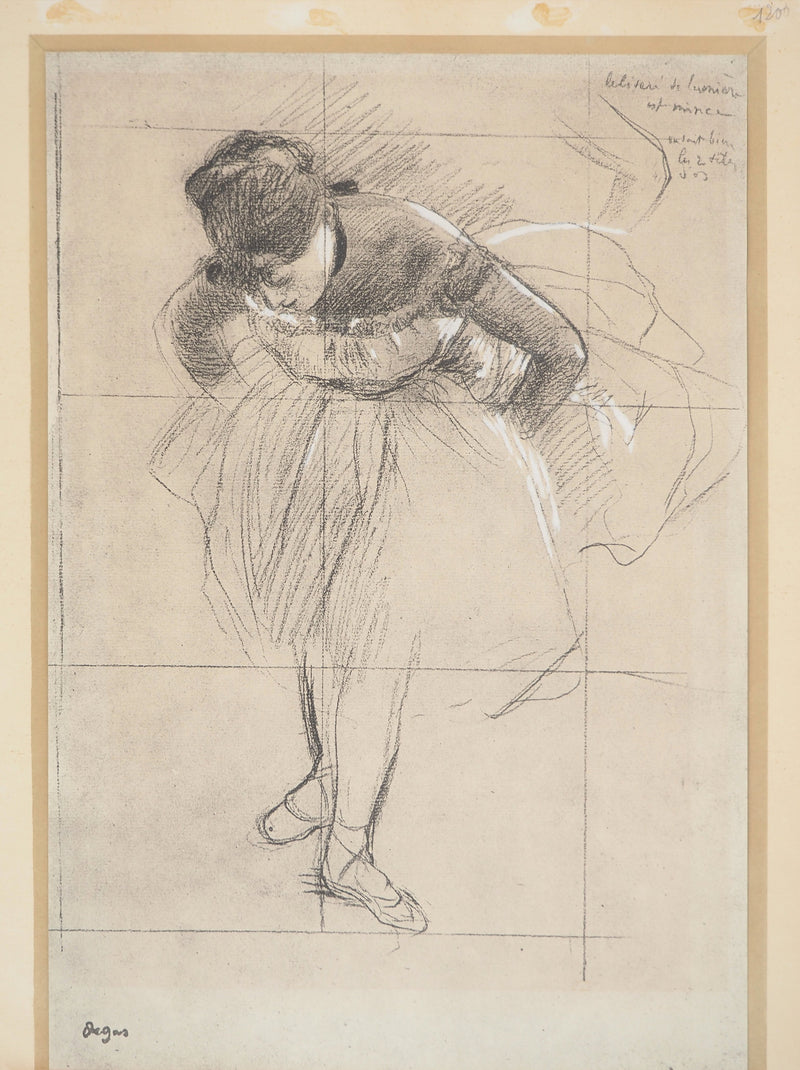 Edgar DEGAS :, Lithographie originale (vue générale) - Crédit photo : Galerie Art.Paris