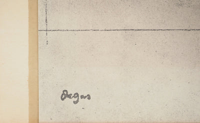 Edgar DEGAS :, Lithographie originale (photo de détail 2) - Crédit photo : Galerie Art.Paris