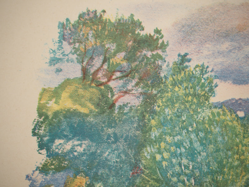 Pierre-Auguste RENOIR : Le champs de fleur, Lithographie originale (photo de détail 8) - Crédit photo : Galerie Art.Paris