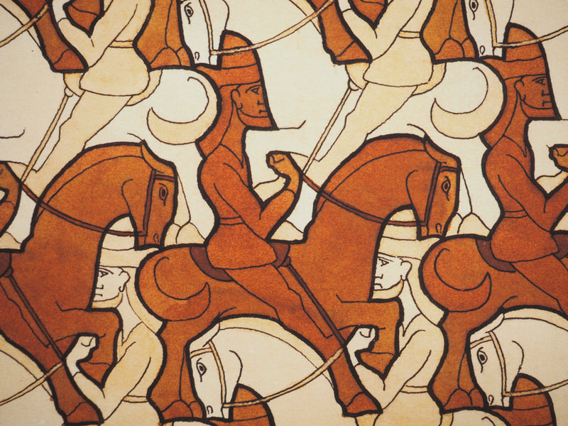 ESCHER M.C. : Armée médiévale, oeuvre originale (photo de détail 8) - Crédit photo : Galerie Art.Paris